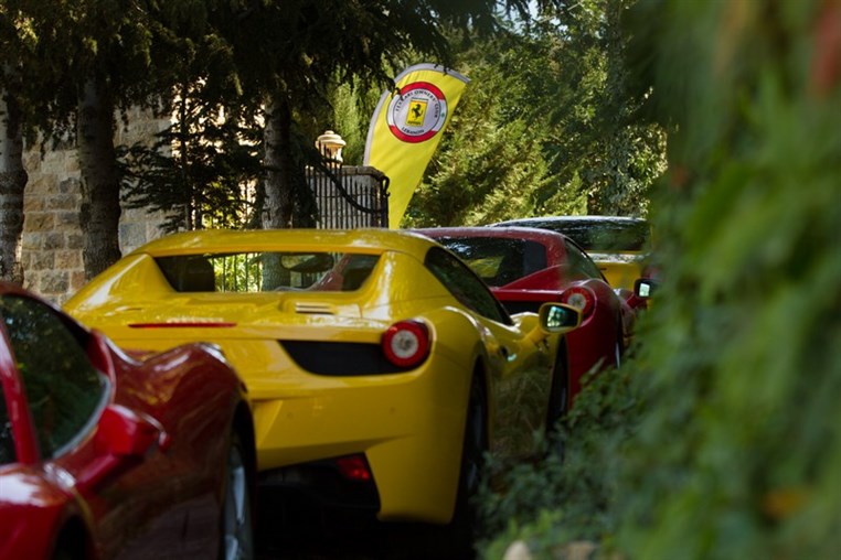 Ferrari Club Ride to Beiteddine